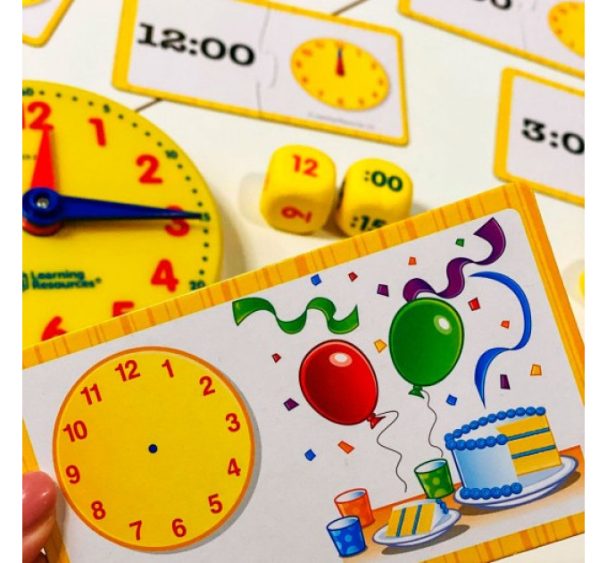 Навчальна гра LEARNING RESOURCES - ВИВЧАЄМО ЧАС