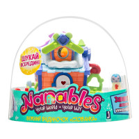 Nanables Игровая фигурка Jazwares Nanables Small House Зимняя страна чудес, Лыжный домик 