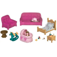 Li`l Woodzeez Игровой набор Гостинная и Детская