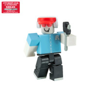 Roblox Игровая коллекционная фигурка Deluxe Mystery Pack Greenville: Car Dealer Worker milk74I8O S3