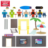 Roblox Игровой набор Deluxe Playset Arsenal: Operation Beach Day W11, 6 фигурок и аксессуары