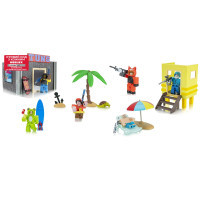 Roblox Игровой набор Deluxe Playset Arsenal: Operation Beach Day W11, 6 фигурок и аксессуары