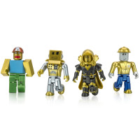 Roblox Игровой набор Jazwares Four Figure Pack Roblox Icons - 15th Anniversary Gold Collector’s Set