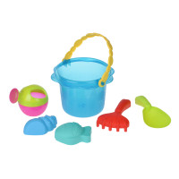 Same Toy Набор для игры с песком Ведерко синее (6 ед.)