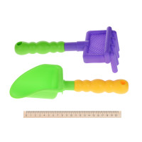 Same Toy Набор для игры с песком с Воздушной вертушкой (фиолетовое ведро) (9 шт.)