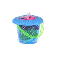 Same Toy Набор для игры с песком с Летающей тарелкой (синее ведро) (8 шт.)