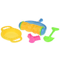 Same Toy Набор для игры с песком с Валиком (желтый) (4 шт.)
