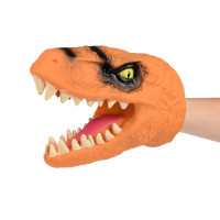 Same Toy Игровой набор Animal Gloves Toys - Динозавр (оранжевый)
