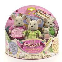 Li`l Woodzeez Набор фигурок - Семья Мышей