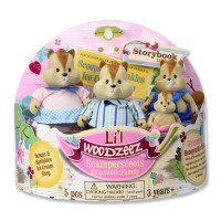Li`l Woodzeez Набор фигурок - Семья Бурундуков