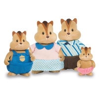 Li`l Woodzeez Набор фигурок - Семья Бурундуков
