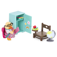 Li`l Woodzeez Игровой набор - Школьные аксессуары