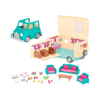 Li`l Woodzeez Игровой набор - Кемпер (голубой)