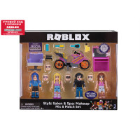 Roblox Игровая коллекционная фигурка Mix&Match Set Stylz Salon: Makeup W2, набор 4 шт.