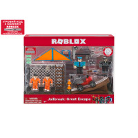 Roblox Игровая коллекционная фигурка Environmental Set Jailbreak:Great Escape W5, набор 4шт