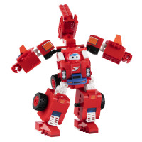 Super Wings Конструктор-трансформер Small Blocks 2-in-1 Buildable Transforming Vehicle Jett, Джетт