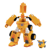 Super Wings Конструктор-трансформер Small Blocks 2-in-1 Buildable Transforming Vehicle Donnie, Донни