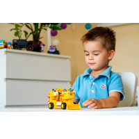 Super Wings Конструктор-трансформер Small Blocks 2-in-1 Buildable Transforming Vehicle Donnie, Донни
